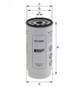 Фильтр топливный сепаратора H710WK